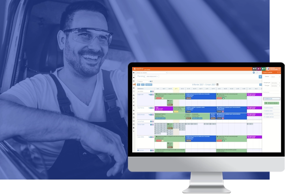 Planification de chantiers et gestion du temps
