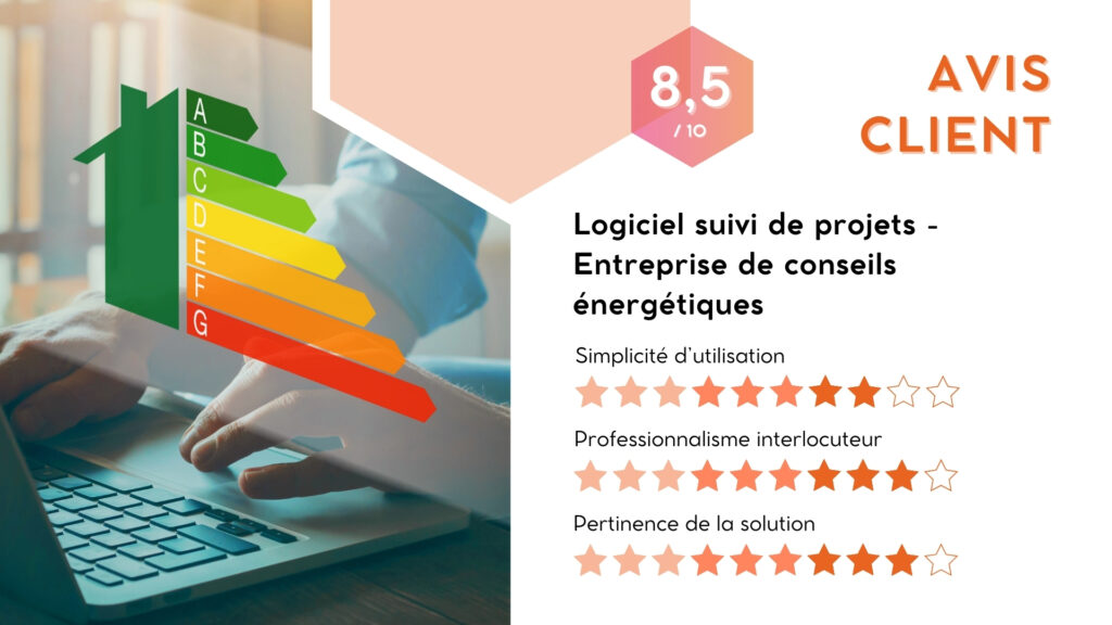 Logiciel suivi de chantiers - Entreprise conseils énergétiques